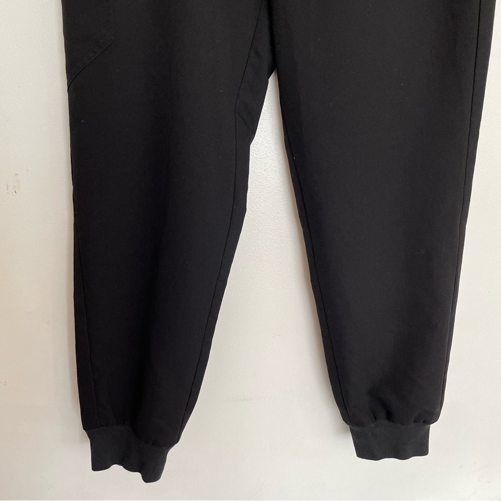 Women’s FIGS High Waisted Zamora Jogger Scrub Pants Black 1926 Size MP - Picture 4 of 7